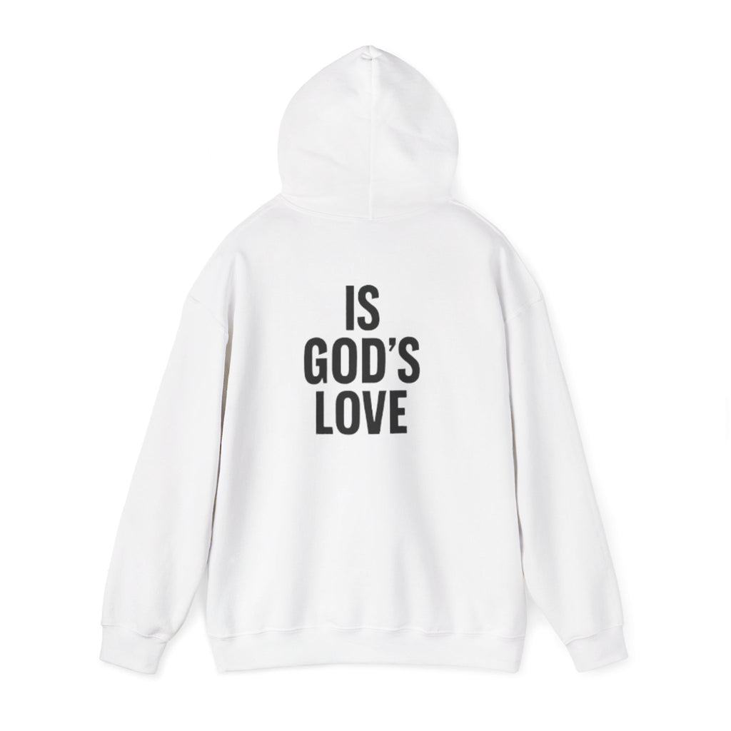 Unisex Hooded Sweatshirt - Greatest Love | Cozy Gift for Her, Inspirational Hoodie, Faith-Based Apparel, Christian Gift, Everyday Comfort