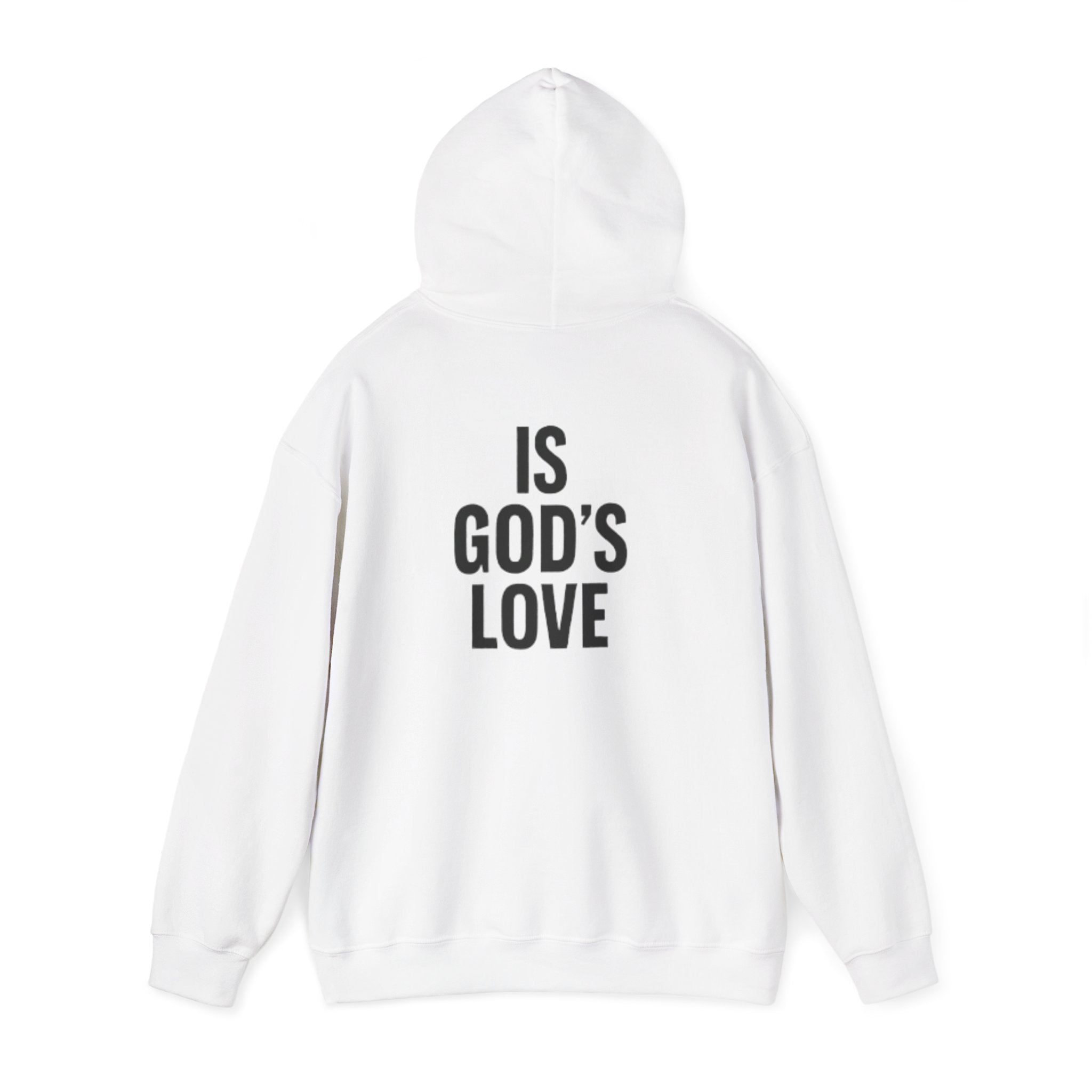 Unisex Hooded Sweatshirt - Greatest Love | Cozy Gift for Her, Inspirational Hoodie, Faith-Based Apparel, Christian Gift, Everyday Comfort