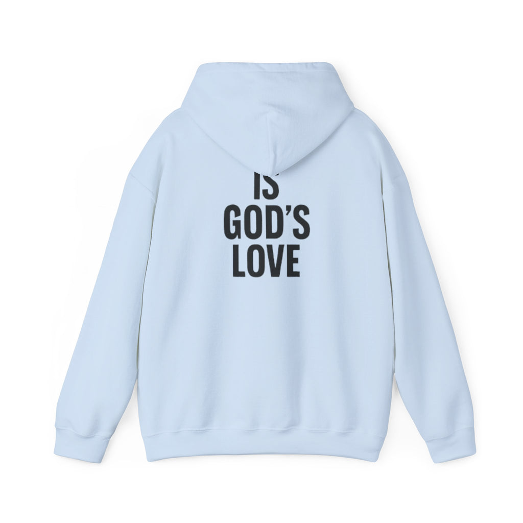 Unisex Hooded Sweatshirt - Greatest Love | Cozy Gift for Her, Inspirational Hoodie, Faith-Based Apparel, Christian Gift, Everyday Comfort