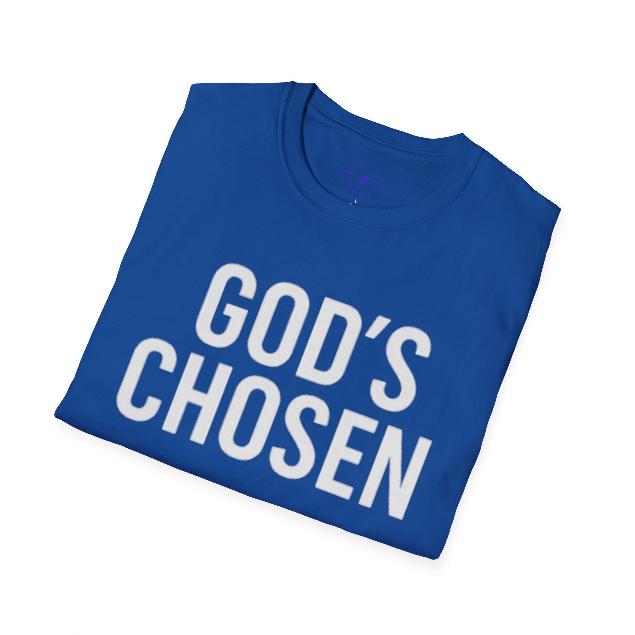 God's Chosen Unisex Softstyle T-Shirt - Faith-Based Tee, Christian Apparel, Inspirational Gift, Casual Wear, Everyday Comfort