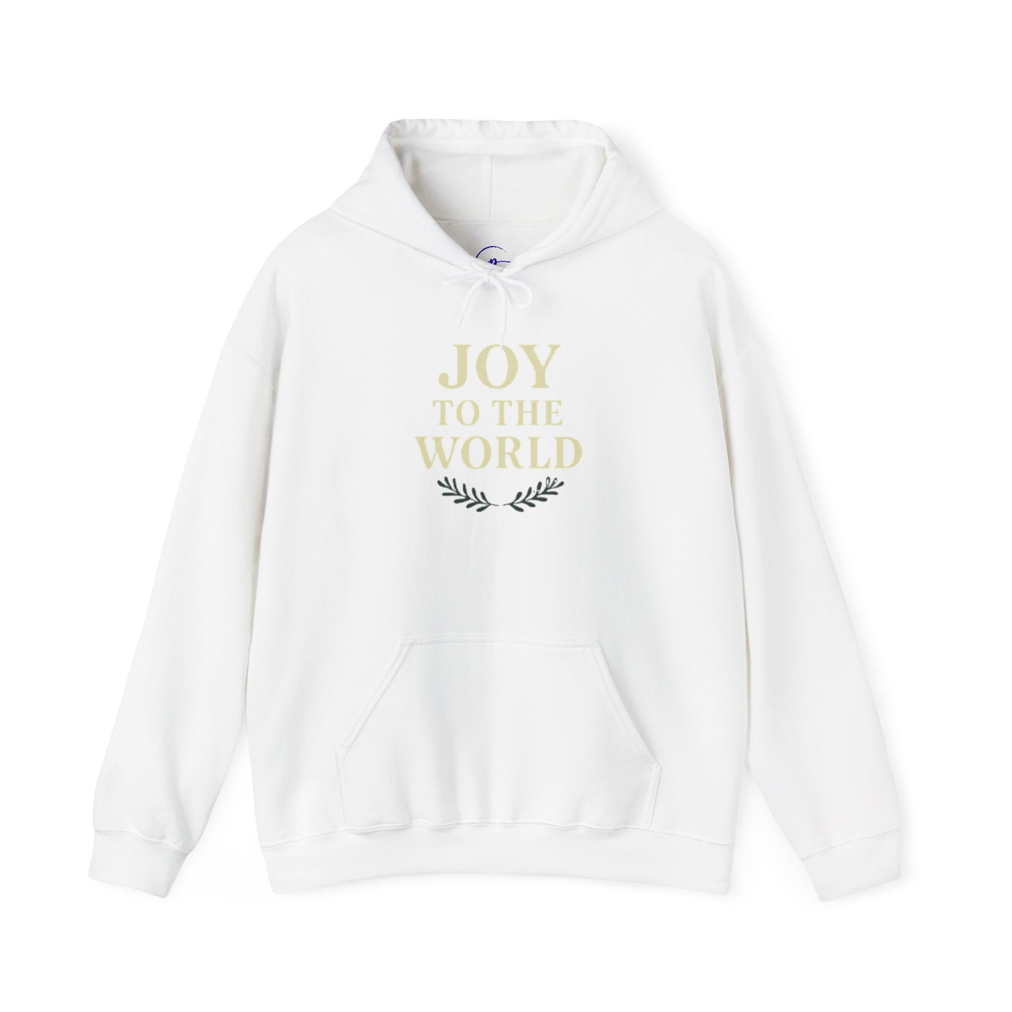 Joy to the World Unisex Heavy Blend Hooded Sweatshirt, Cozy Gift for Christmas, Holiday Comfort Wear, Festive Apparel, Seasonal Layering