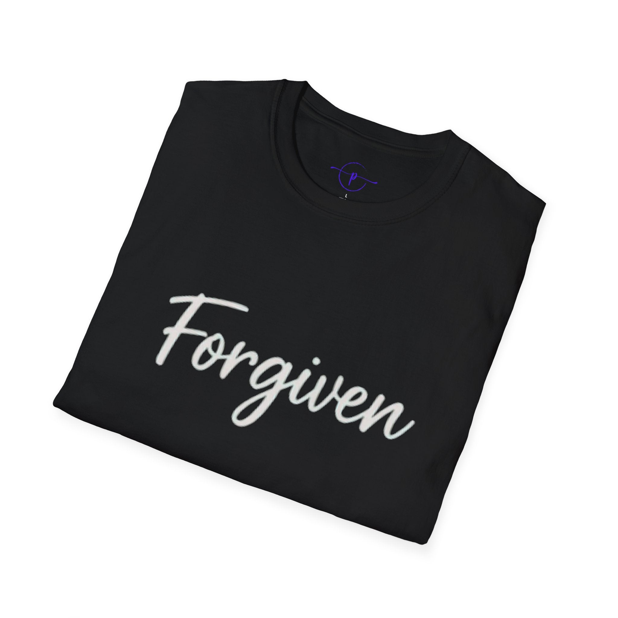 Forgiven Unisex T-Shirt, Inspirational Tee, Casual Wear, Everyday Fashion, Gift for Friends, Motivational Apparel