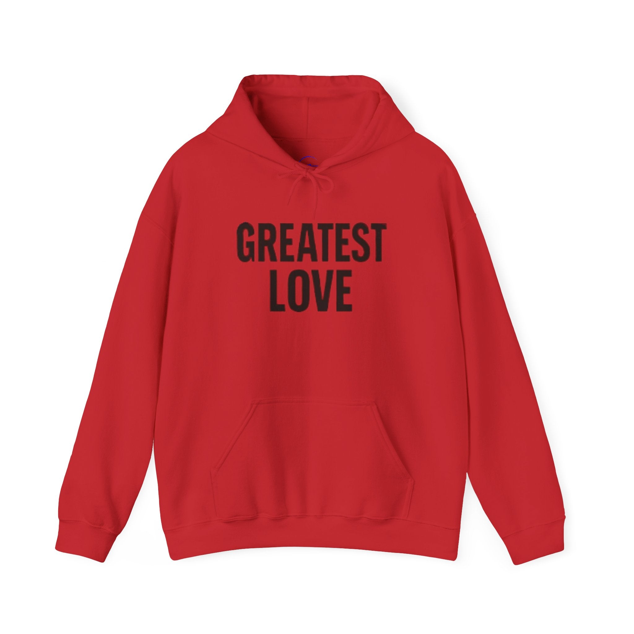 Unisex Hooded Sweatshirt - Greatest Love | Cozy Gift for Her, Inspirational Hoodie, Faith-Based Apparel, Christian Gift, Everyday Comfort