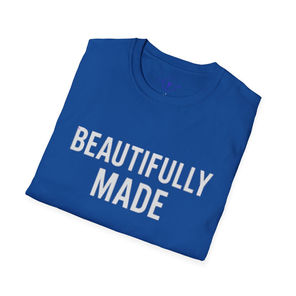Beautifully Made Unisex Softstyle T-Shirt, Casual Fashion Tee, Gift for Her, Inspirational Shirt, Everyday Wear, Graphic T-Shirt