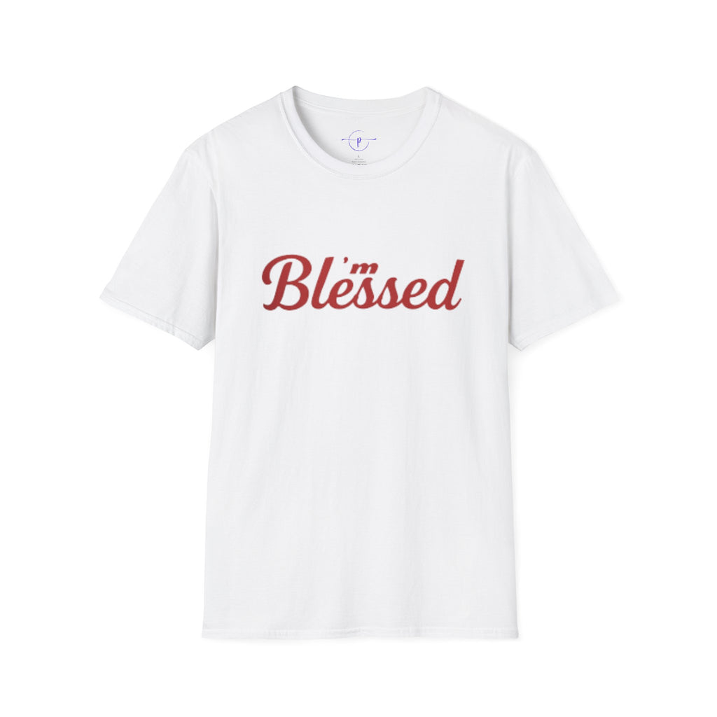 Blessed Unisex Softstyle T-Shirt - Inspirational Apparel for Everyday Wear, Spiritual Gift, Casual Outfit, Positive Mindset