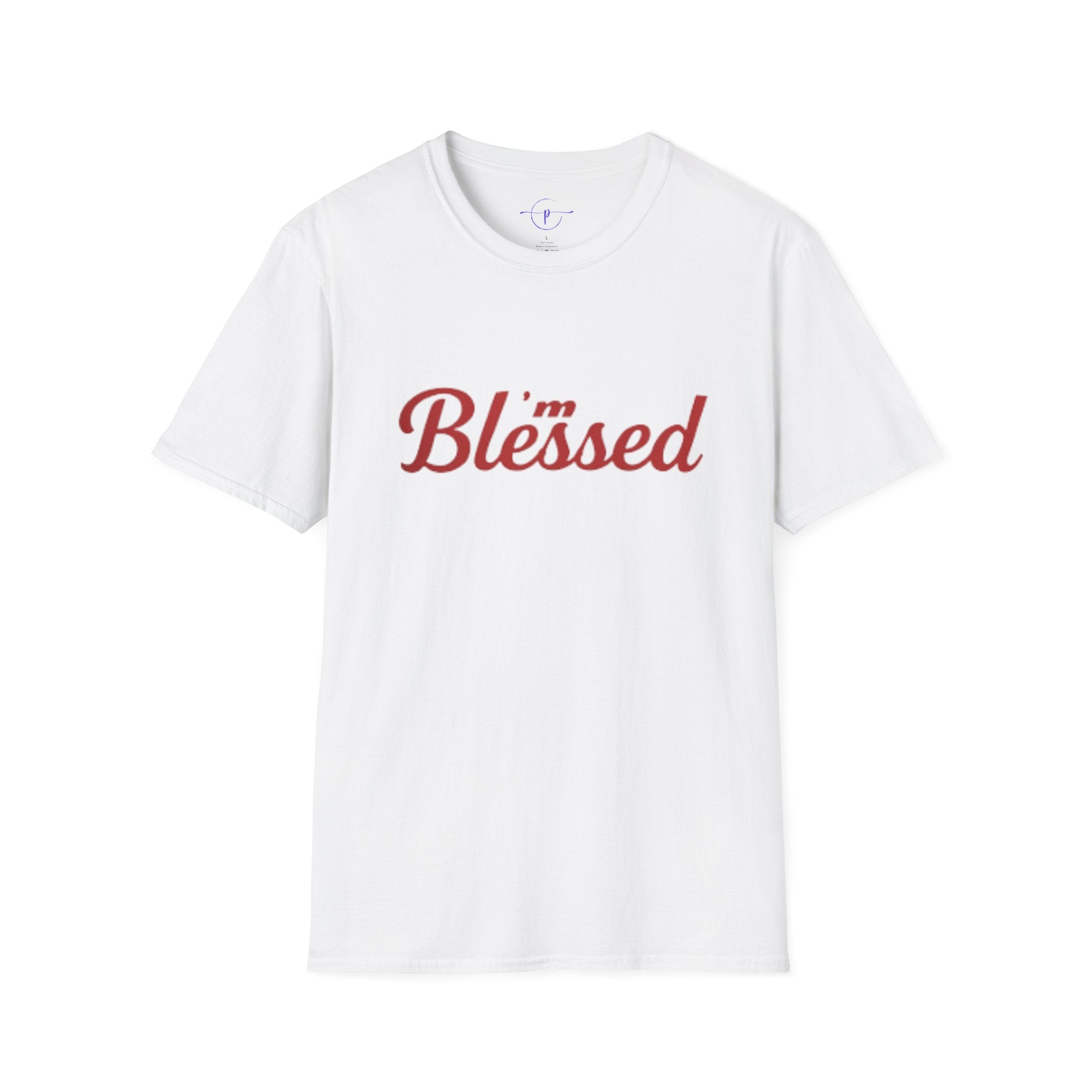 Blessed Unisex Softstyle T-Shirt - Inspirational Apparel for Everyday Wear, Spiritual Gift, Casual Outfit, Positive Mindset