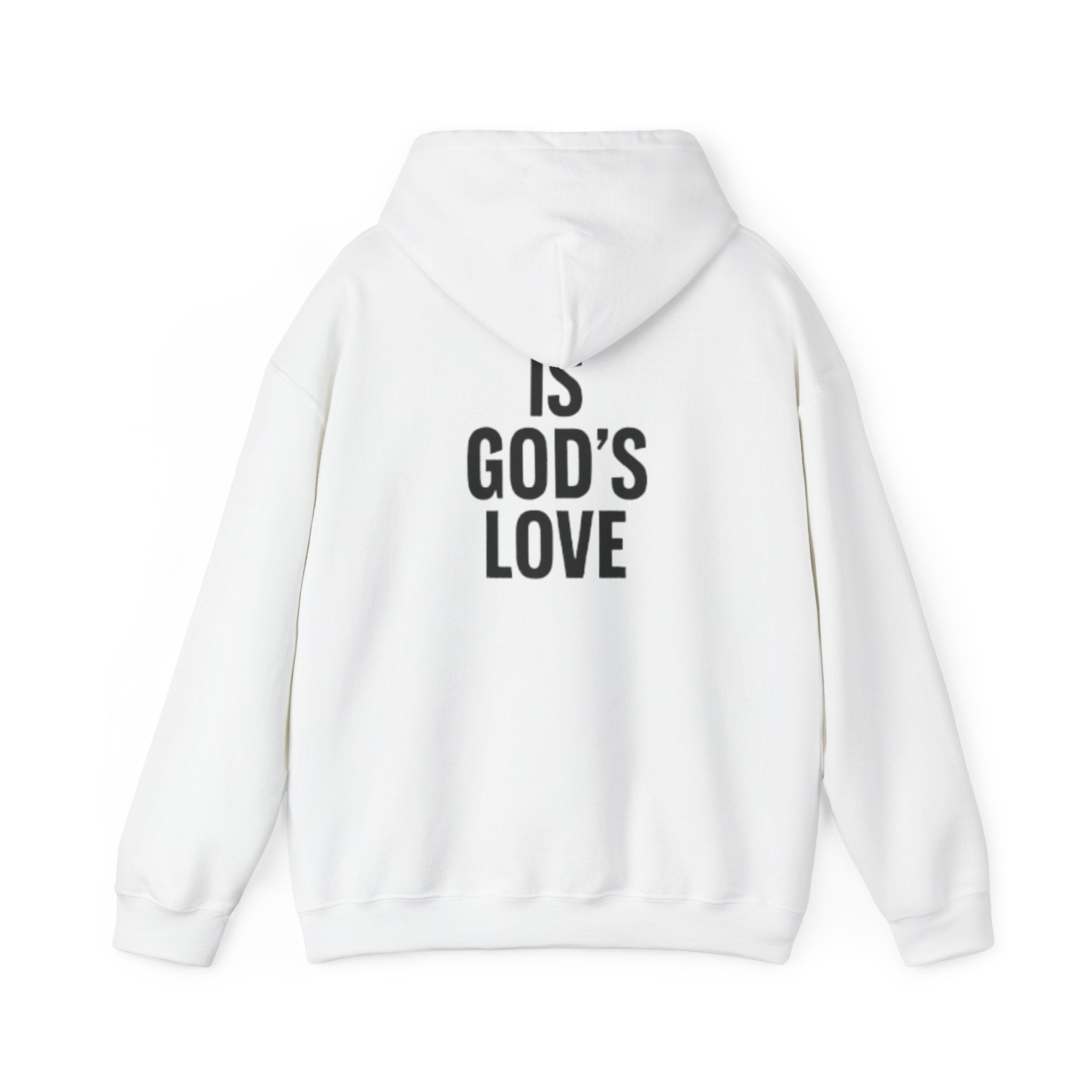 Unisex Hooded Sweatshirt - Greatest Love | Cozy Gift for Her, Inspirational Hoodie, Faith-Based Apparel, Christian Gift, Everyday Comfort