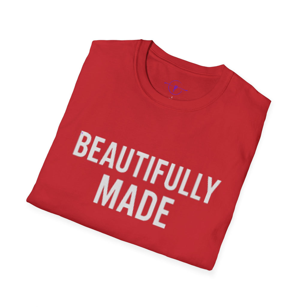 Beautifully Made Unisex Softstyle T-Shirt, Casual Fashion Tee, Gift for Her, Inspirational Shirt, Everyday Wear, Graphic T-Shirt