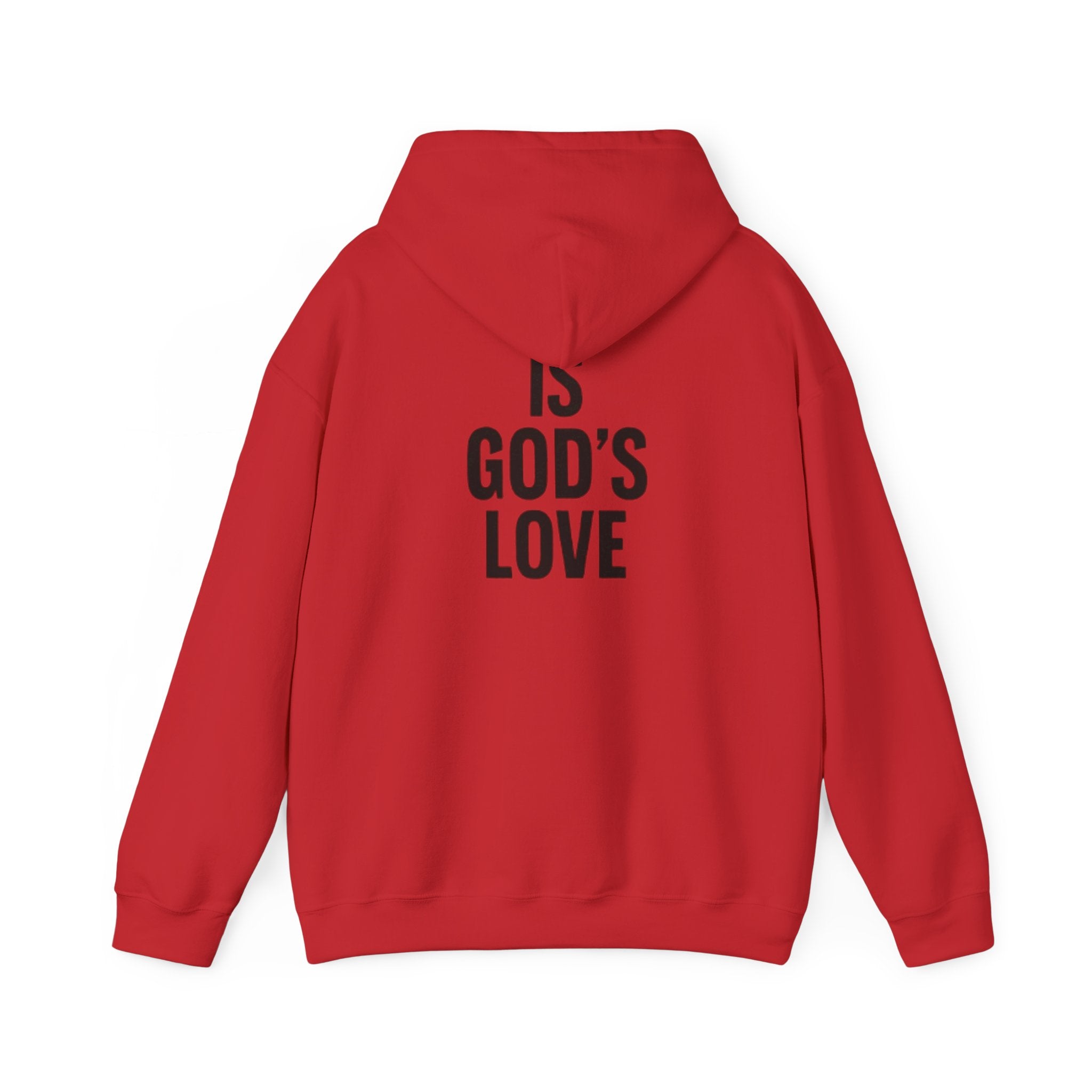 Unisex Hooded Sweatshirt - Greatest Love | Cozy Gift for Her, Inspirational Hoodie, Faith-Based Apparel, Christian Gift, Everyday Comfort