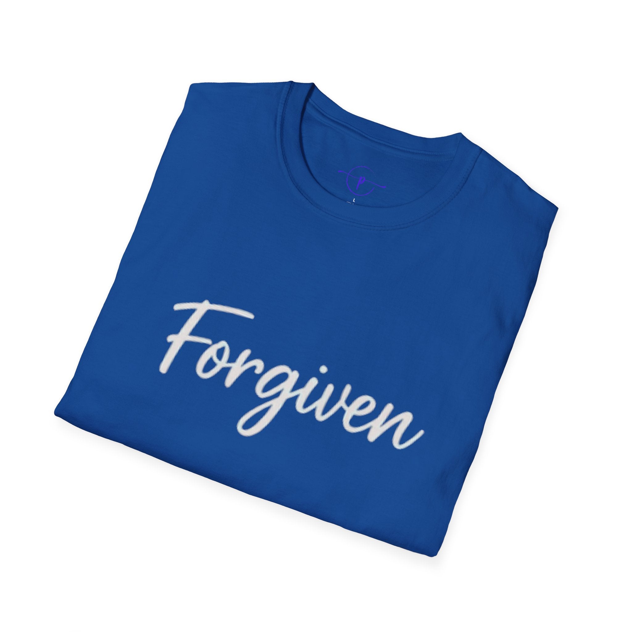 Forgiven Unisex T-Shirt, Inspirational Tee, Casual Wear, Everyday Fashion, Gift for Friends, Motivational Apparel