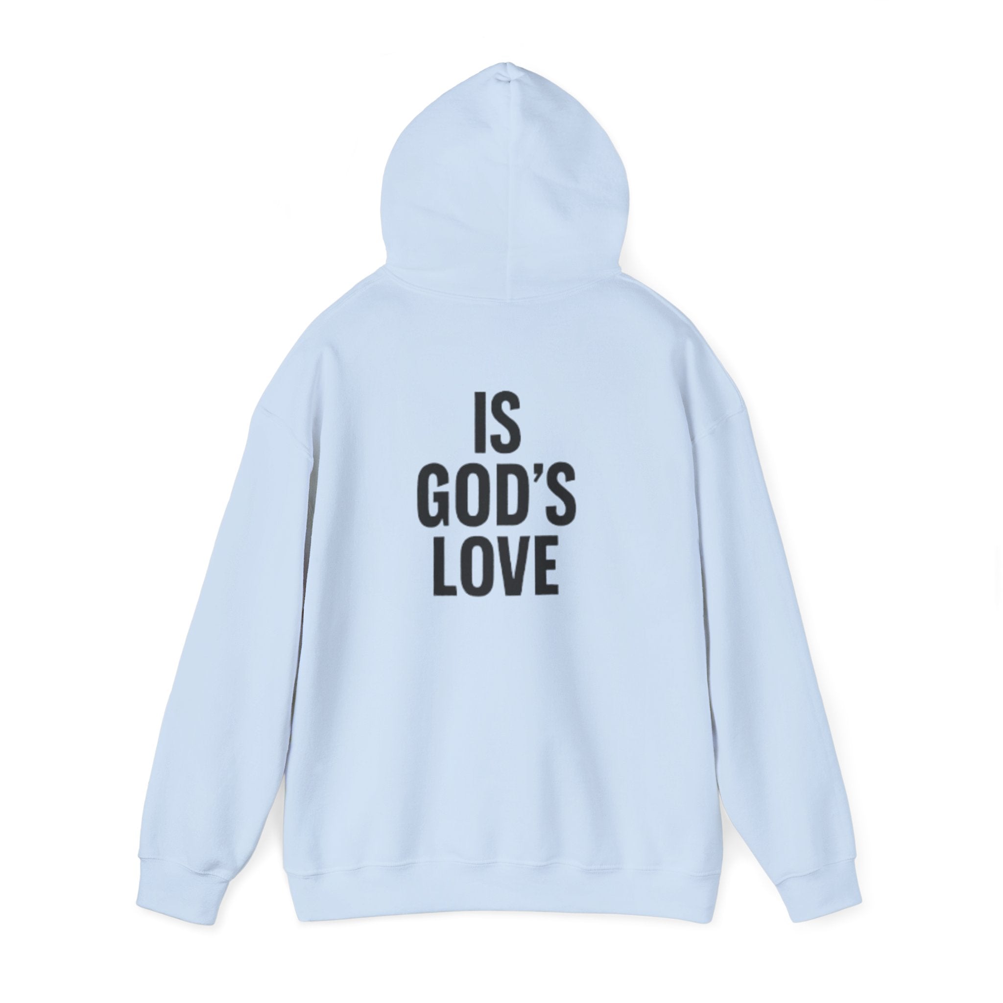 Unisex Hooded Sweatshirt - Greatest Love | Cozy Gift for Her, Inspirational Hoodie, Faith-Based Apparel, Christian Gift, Everyday Comfort