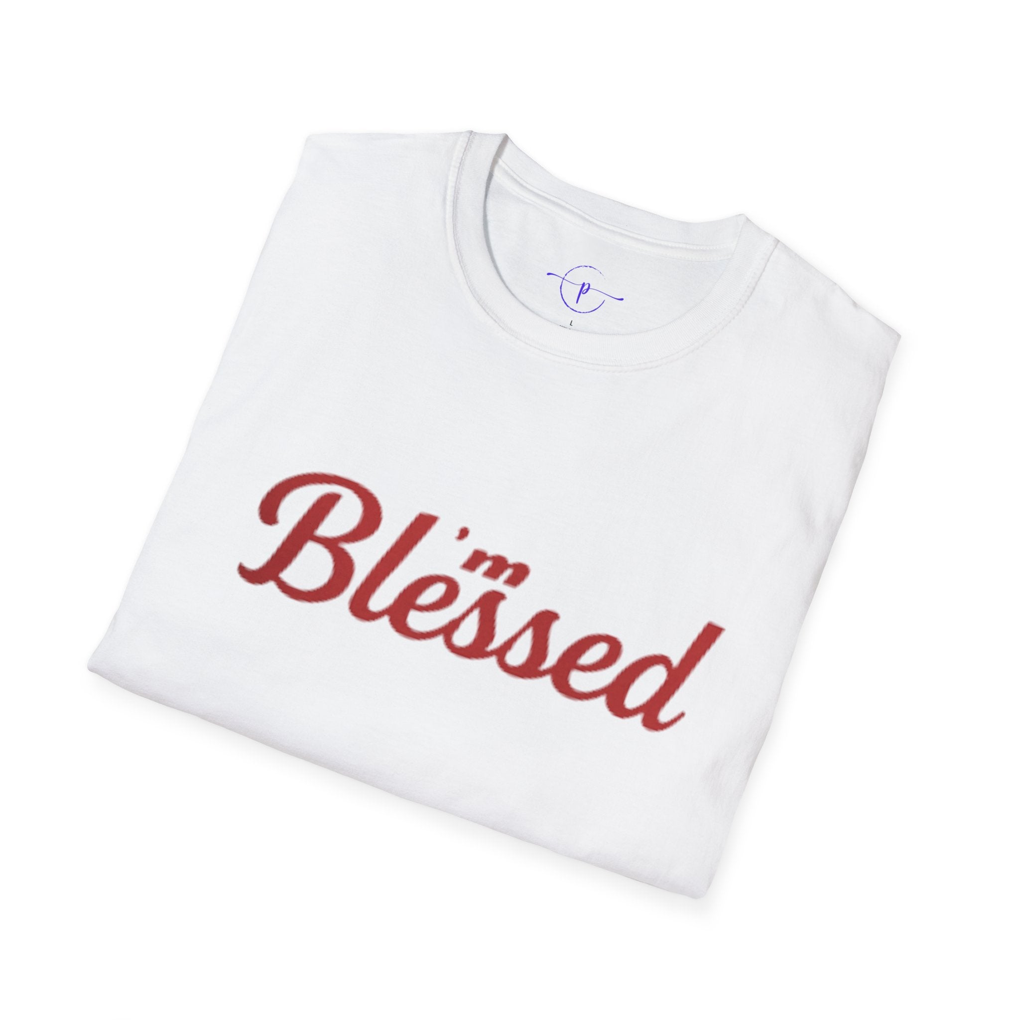 Blessed Unisex Softstyle T-Shirt - Inspirational Apparel for Everyday Wear, Spiritual Gift, Casual Outfit, Positive Mindset