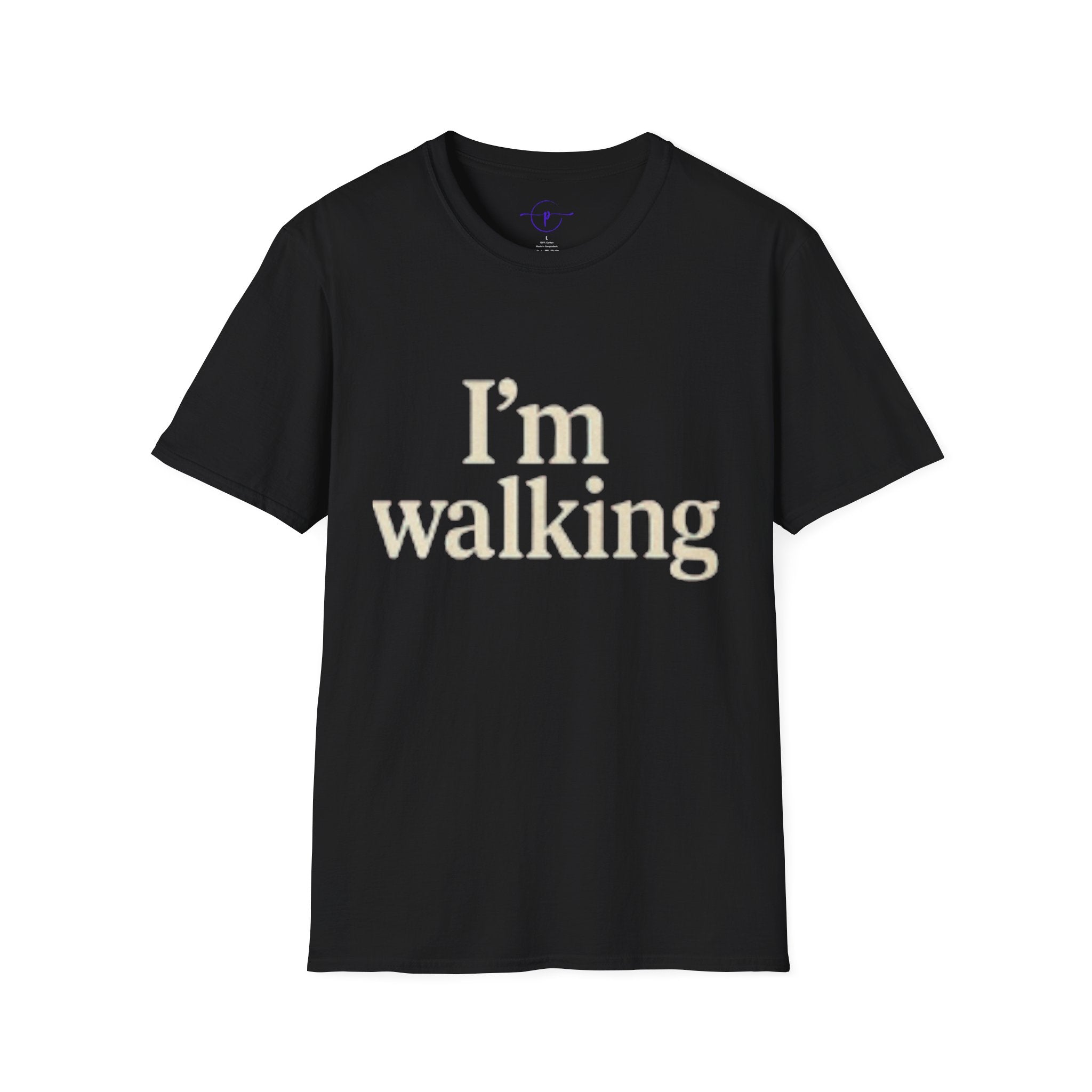Faith-Inspired Walking T-Shirt | Unisex Softstyle Tee for Everyday Comfort, Motivational Gift, Casual Wear, Spiritual Apparel