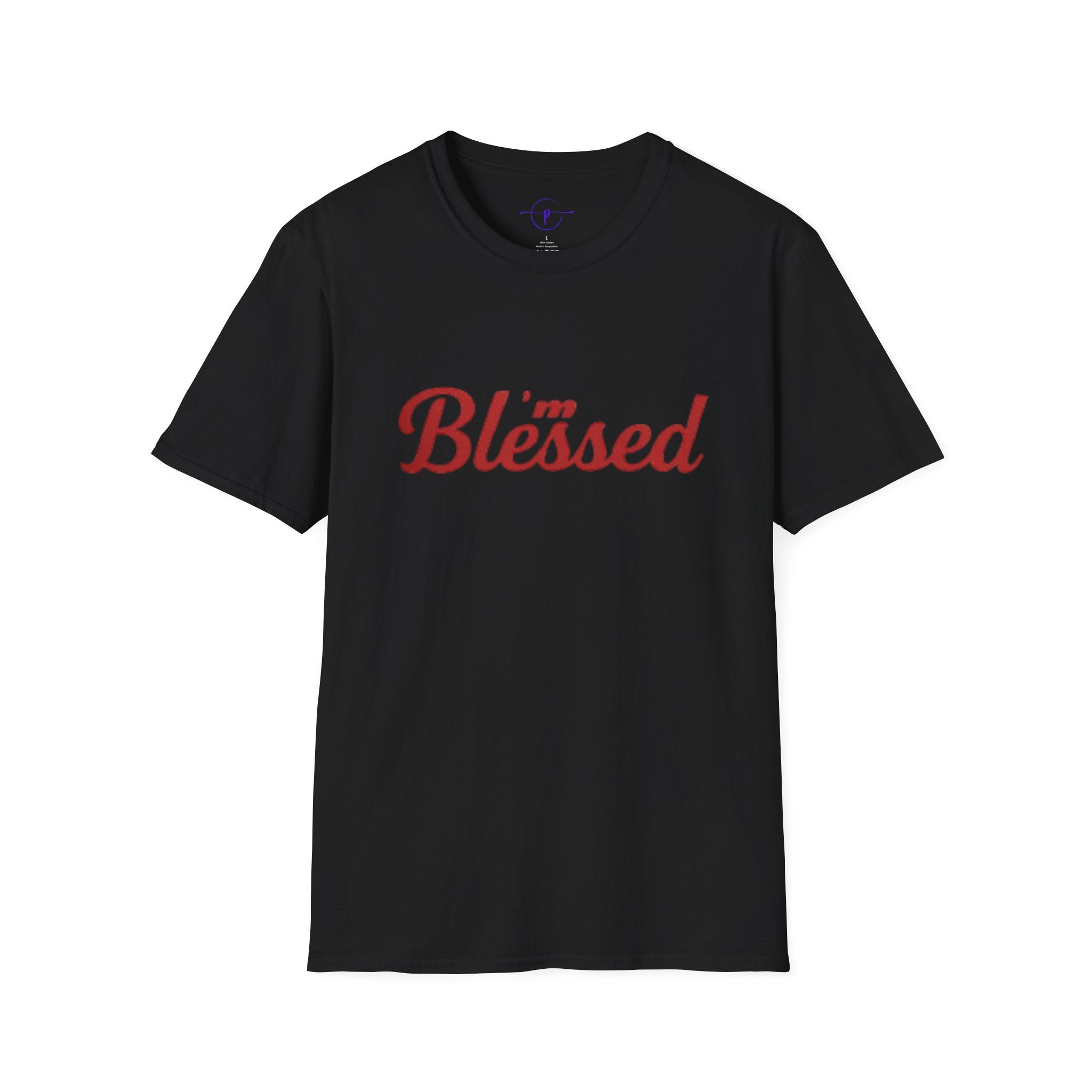 Blessed Unisex Softstyle T-Shirt - Inspirational Apparel for Everyday Wear, Spiritual Gift, Casual Outfit, Positive Mindset