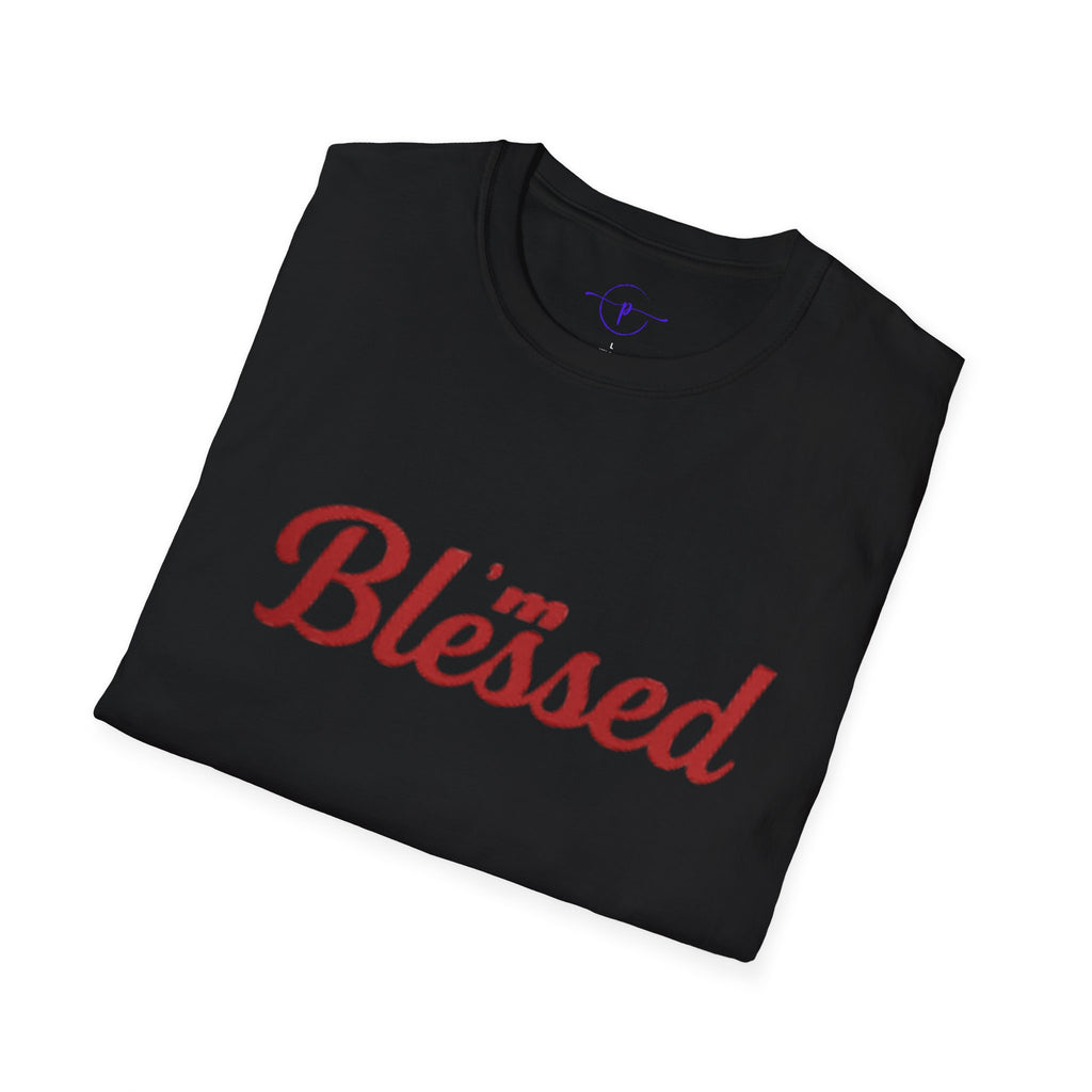 Blessed Unisex Softstyle T-Shirt - Inspirational Apparel for Everyday Wear, Spiritual Gift, Casual Outfit, Positive Mindset