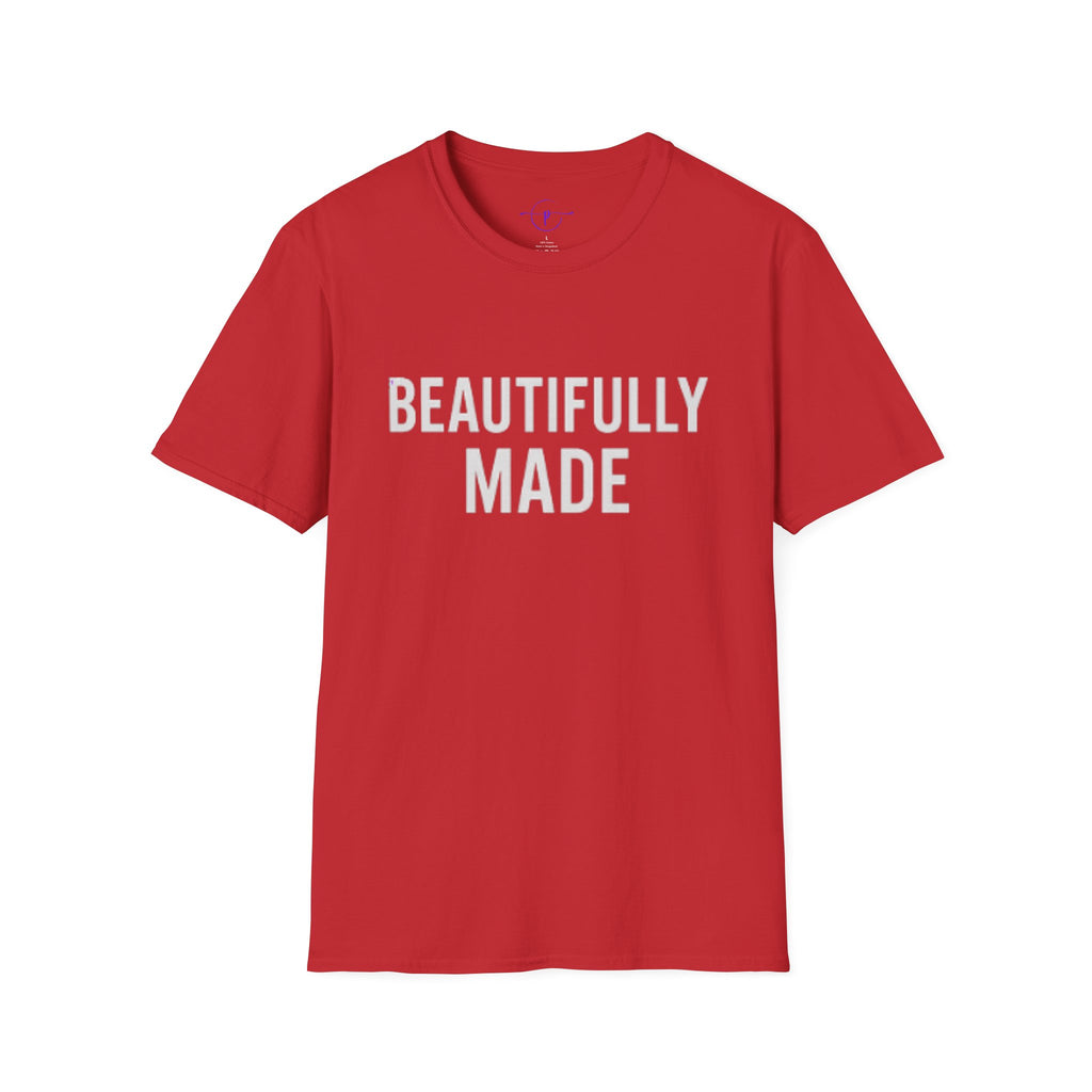 Beautifully Made Unisex Softstyle T-Shirt, Casual Fashion Tee, Gift for Her, Inspirational Shirt, Everyday Wear, Graphic T-Shirt