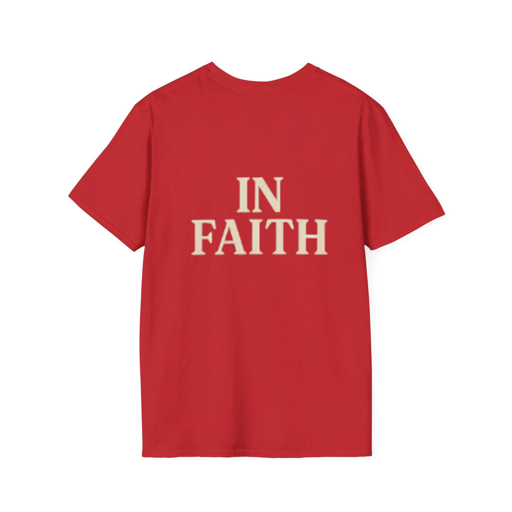 Faith-Inspired Walking T-Shirt | Unisex Softstyle Tee for Everyday Comfort, Motivational Gift, Casual Wear, Spiritual Apparel
