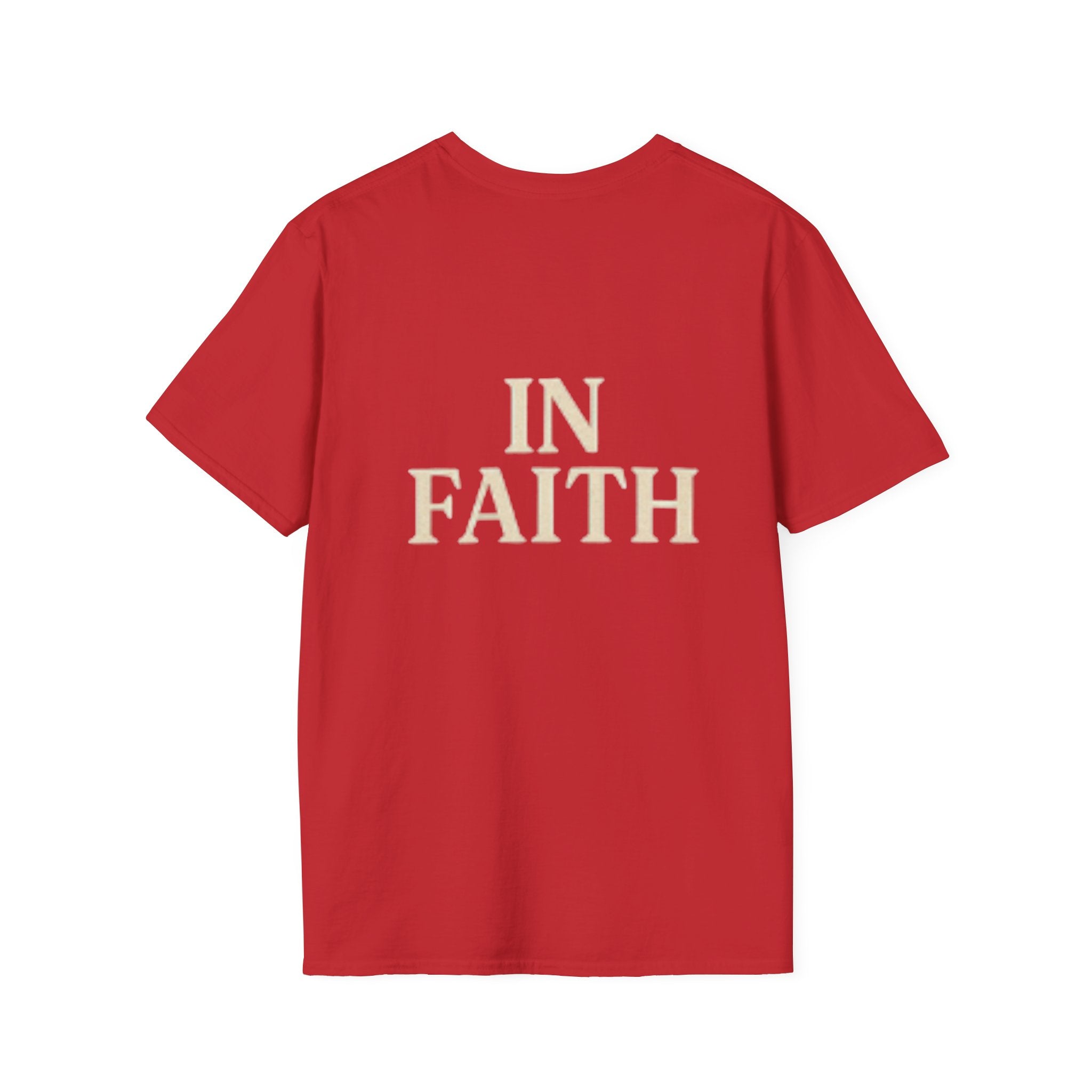 Faith-Inspired Walking T-Shirt | Unisex Softstyle Tee for Everyday Comfort, Motivational Gift, Casual Wear, Spiritual Apparel