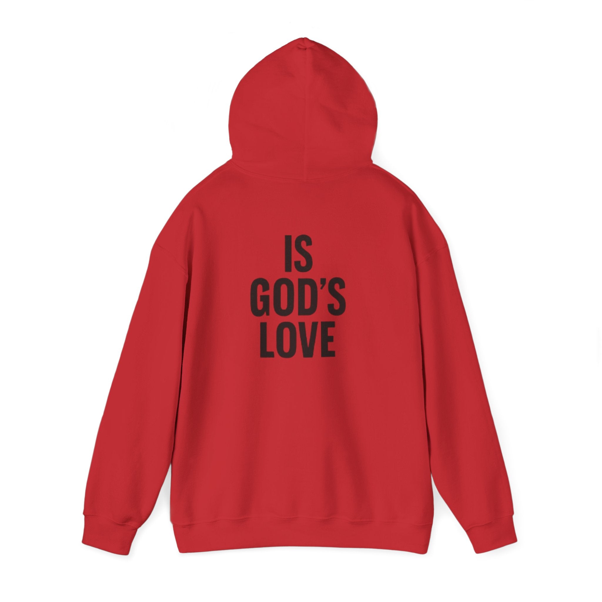 Unisex Hooded Sweatshirt - Greatest Love | Cozy Gift for Her, Inspirational Hoodie, Faith-Based Apparel, Christian Gift, Everyday Comfort