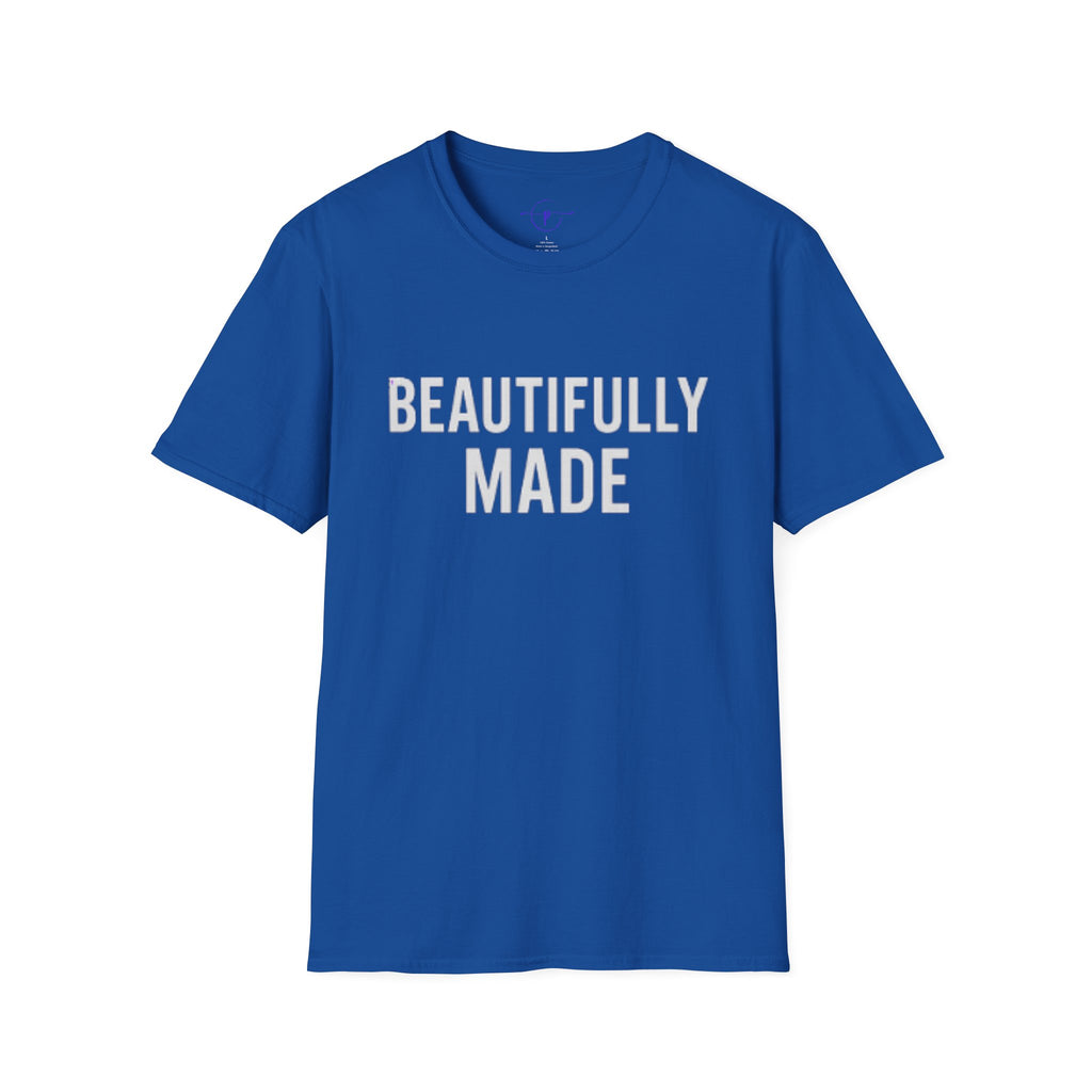 Beautifully Made Unisex Softstyle T-Shirt, Casual Fashion Tee, Gift for Her, Inspirational Shirt, Everyday Wear, Graphic T-Shirt